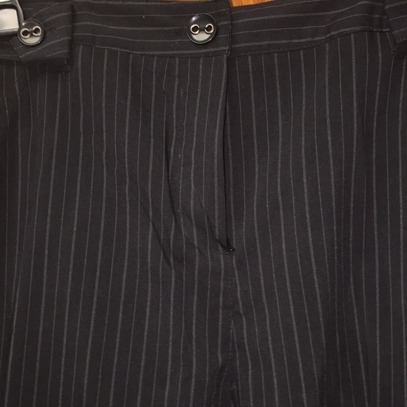 Larry Levine Women’s Black Wide Leg Capri Pants - Picture 1 of 8